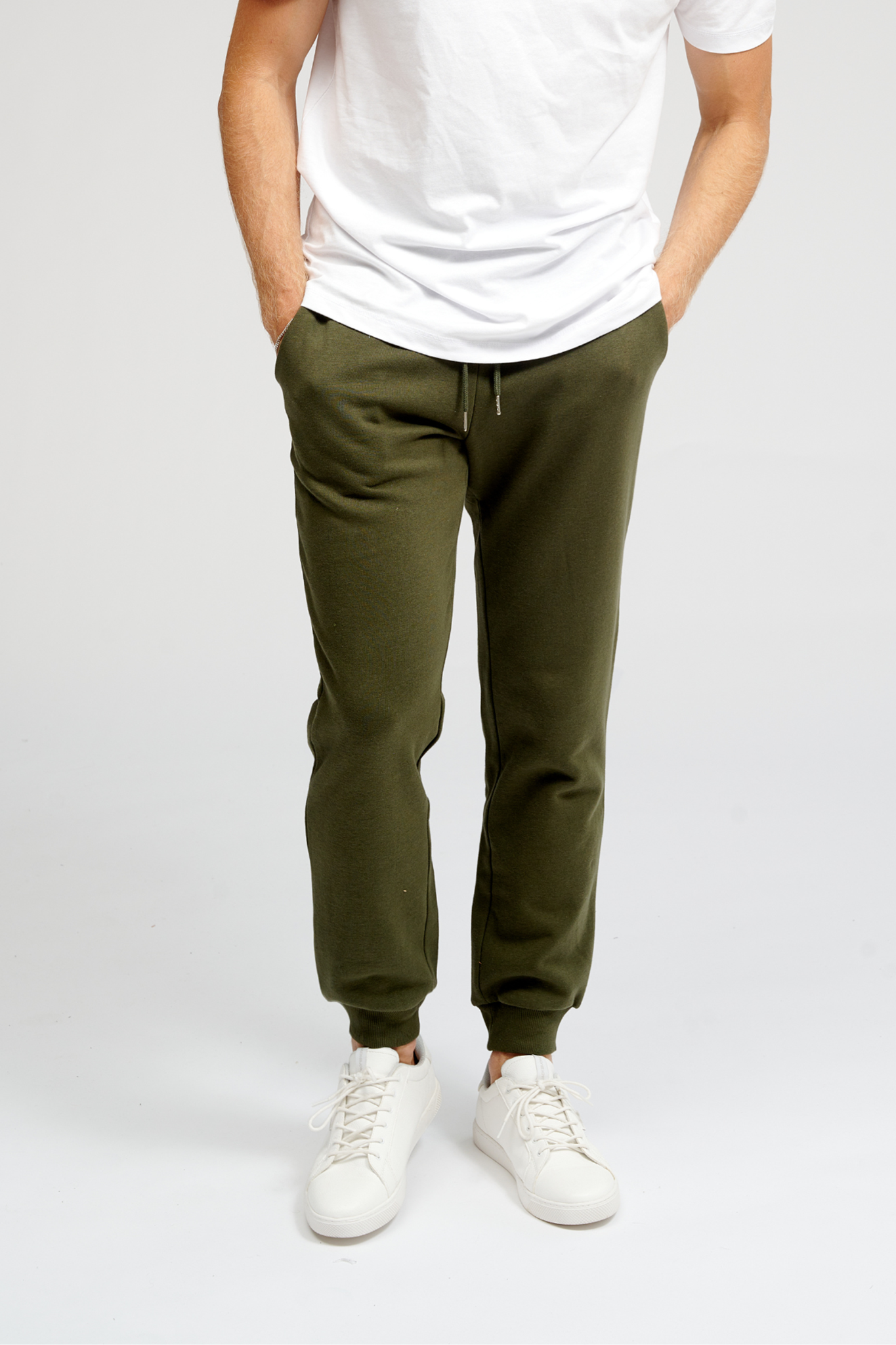 Raimbert - Pantaloni Tuta Uomo Verde Scuro Basic Comfort