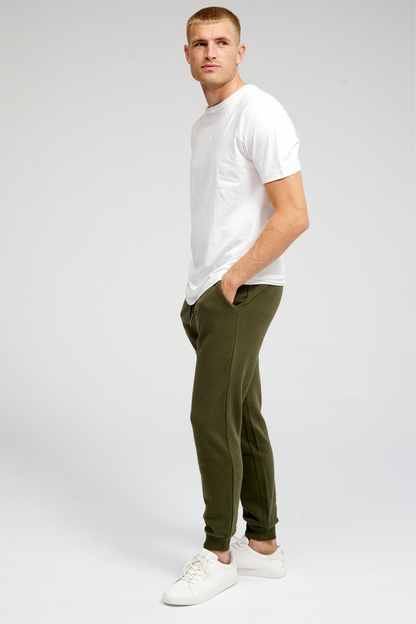 Raimbert - Pantaloni Tuta Uomo Verde Scuro Basic Comfort