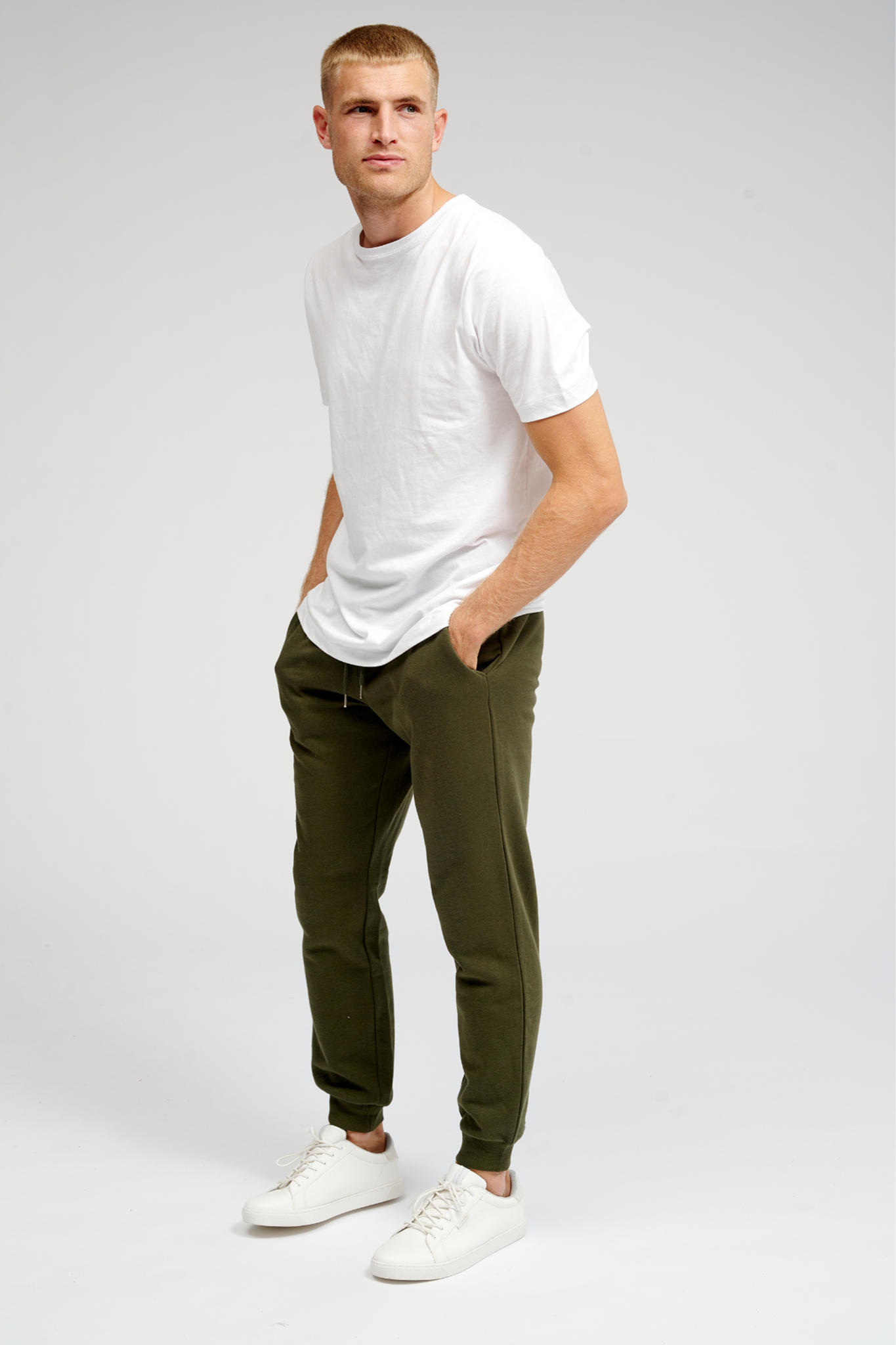 Raimbert - Pantaloni Tuta Uomo Verde Scuro Basic Comfort