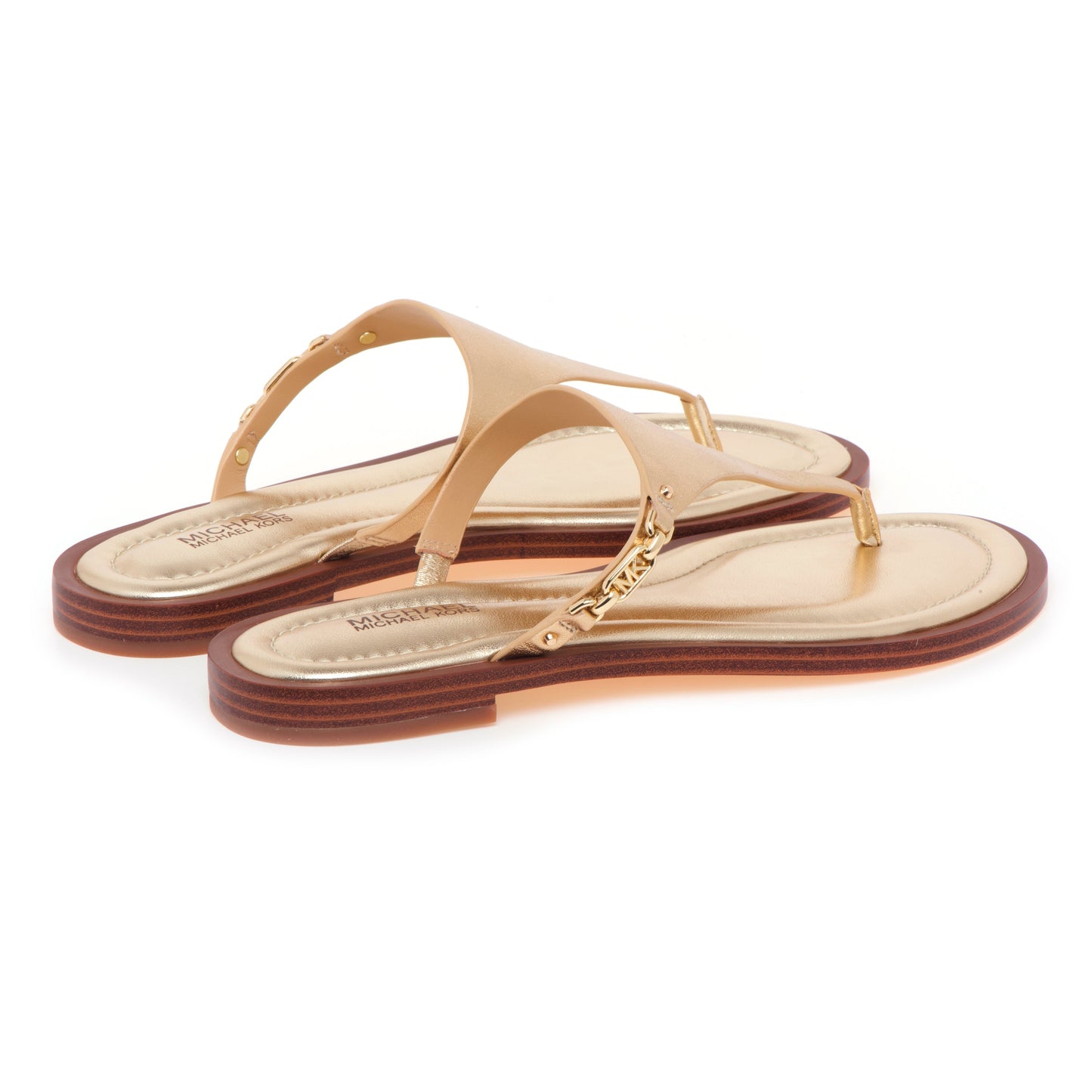 Allegra - Ciabatte infradito Michael Kors Daniella laminata