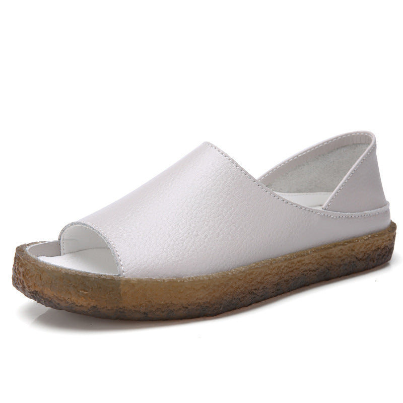 Nives - Sandali donna outdoor fishmouth traspiranti comfort