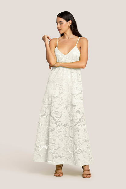 Renata - Abito Lungo Donna Elegante Raffinato