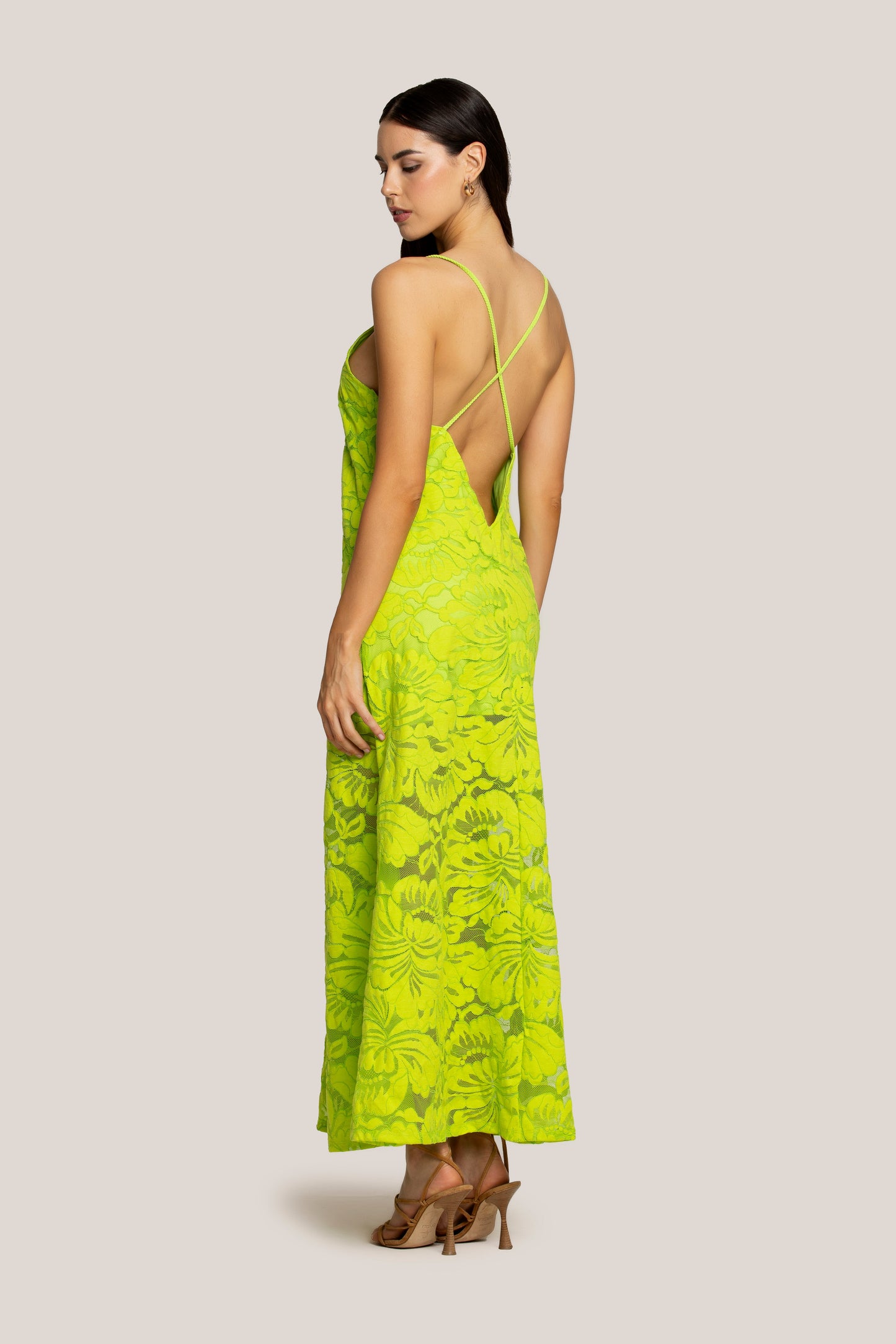 Renata - Abito Lungo Donna Elegante Raffinato