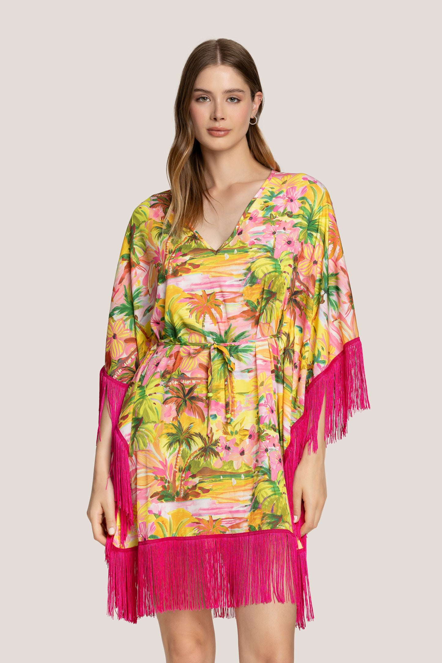 Luciana - Caftano Donna Elegante Stile Boho Chic