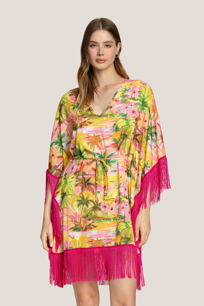 Luciana - Caftano Donna Elegante Stile Boho Chic