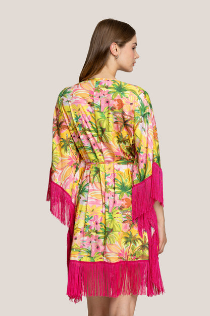 Luciana - Caftano Donna Elegante Stile Boho Chic