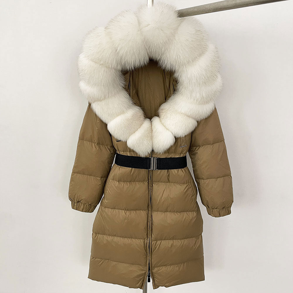 Fabiana - Cappotto Invernale Donna Lungo con Cappuccio