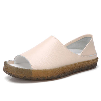 Nives - Sandali donna outdoor fishmouth traspiranti comfort