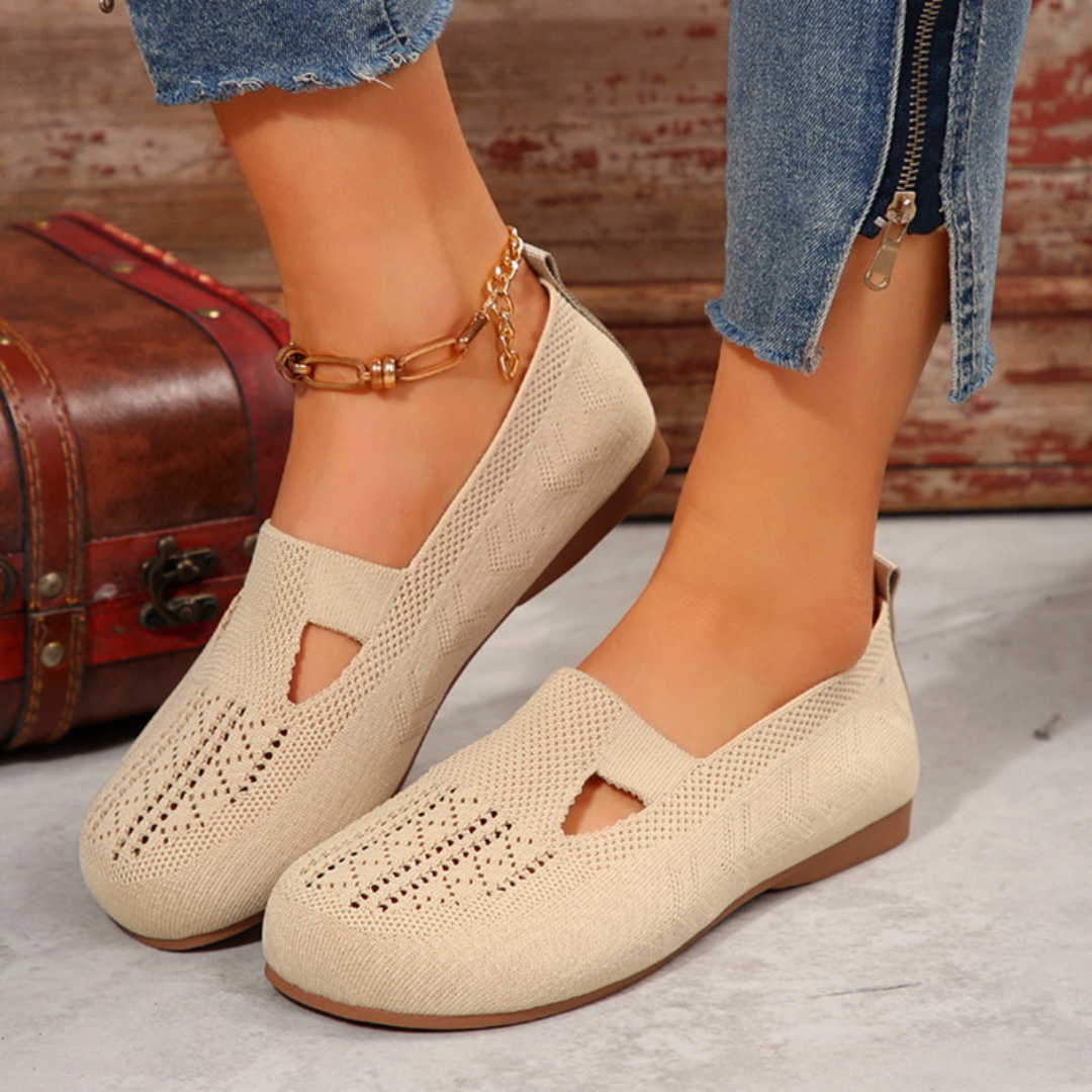 Mirinia - Scarpe Donna Comode Traspiranti Slip On Casual
