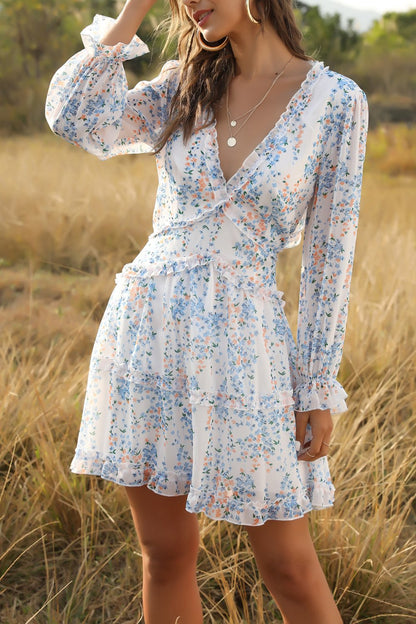 Jole – Abito In Stile Bohemien Con Volant E Linea Leggera