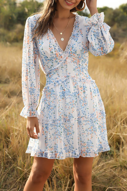Jole – Abito In Stile Bohemien Con Volant E Linea Leggera
