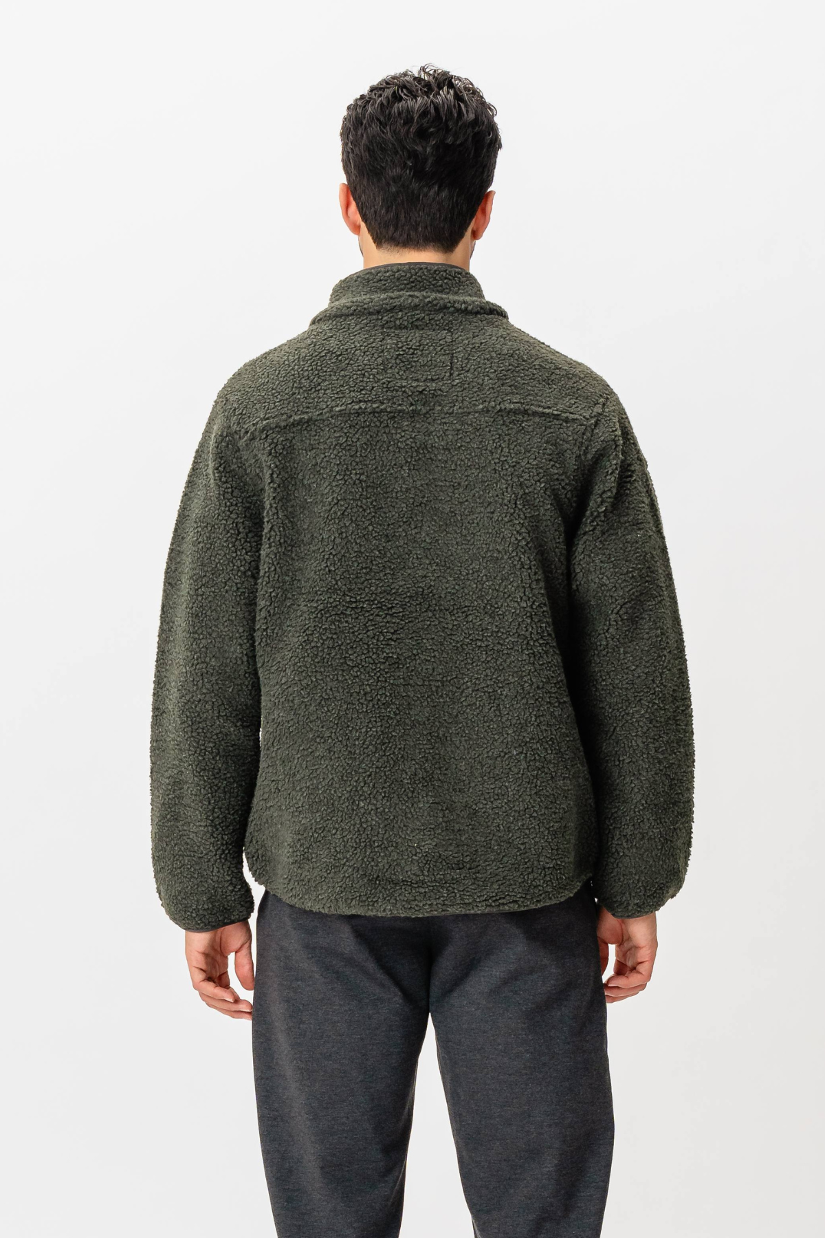 Loris - Giacca Uomo Oliva Scura Stile Casual