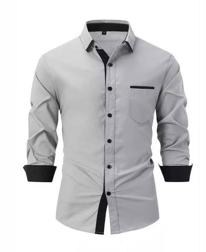 Matteo – Camicia Business Slim Fit a Righe Eleganti