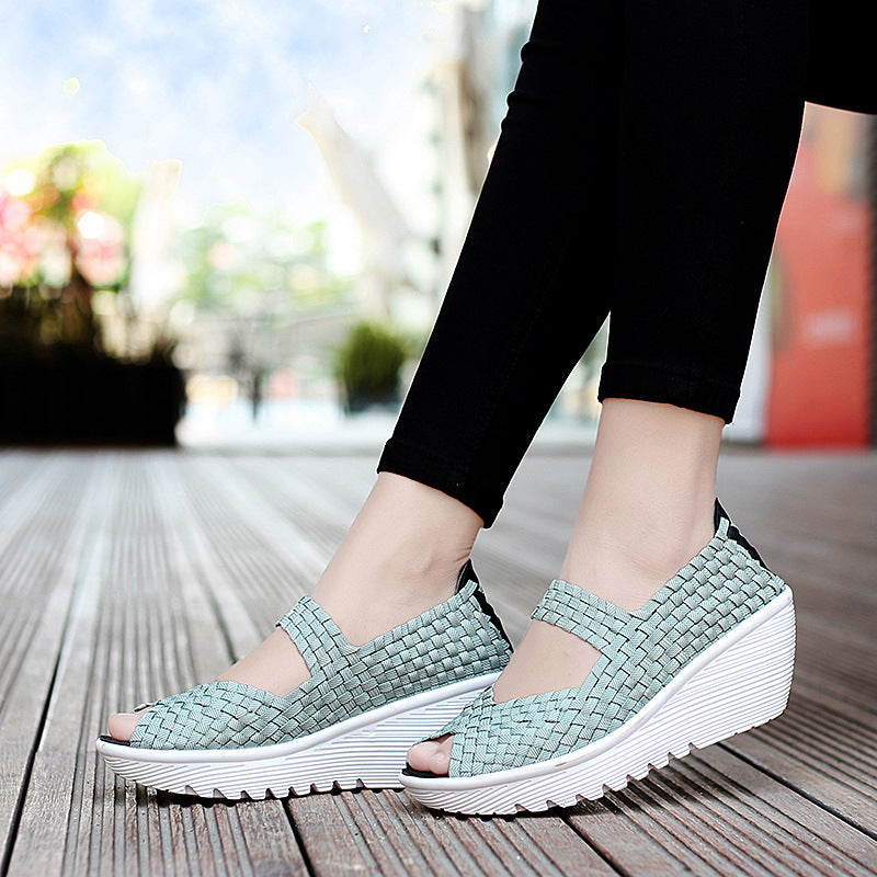Velia - Sandali donna zeppa suola morbida comfort