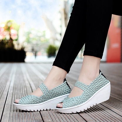 Velia - Sandali donna zeppa suola morbida comfort