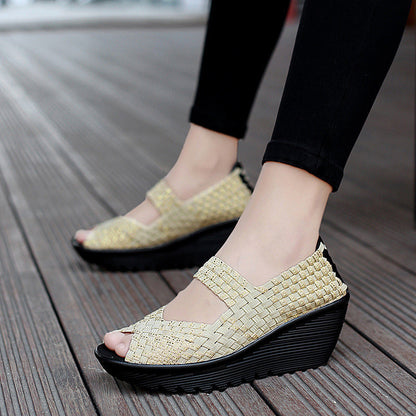 Velia - Sandali donna zeppa suola morbida comfort