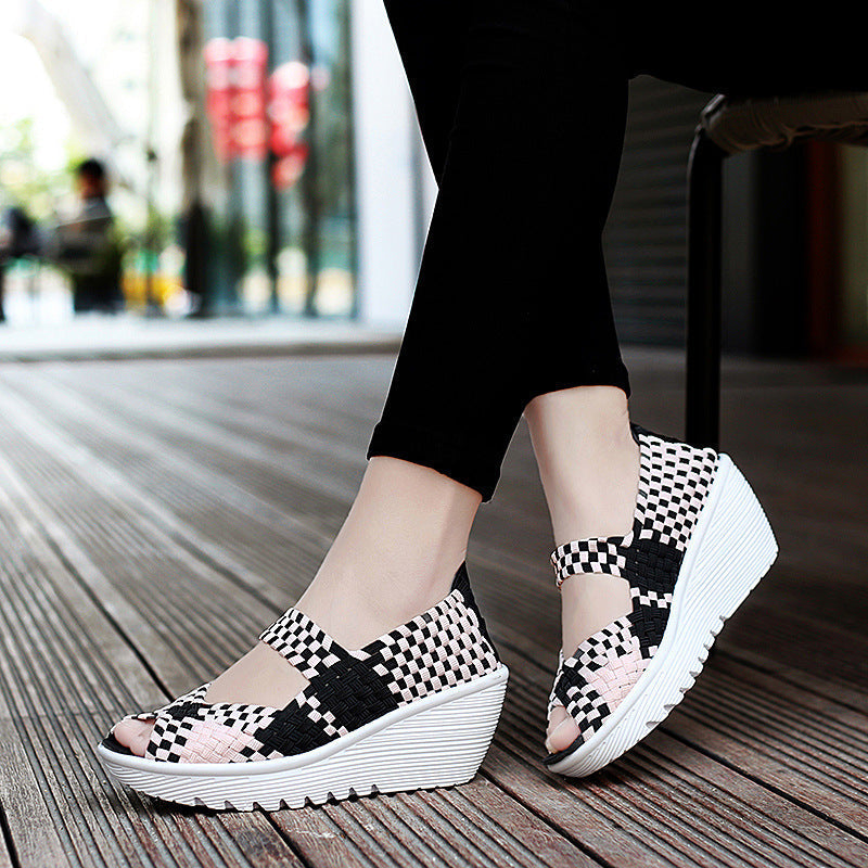 Velia - Sandali donna zeppa suola morbida comfort