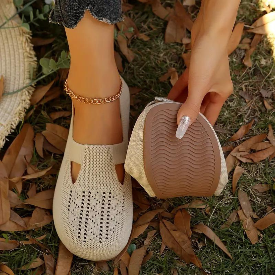 Mirinia - Scarpe Donna Comode Traspiranti Slip On Casual
