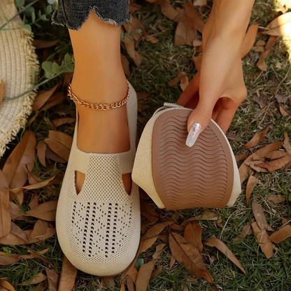 Mirinia - Scarpe Donna Comode Traspiranti Slip On Casual