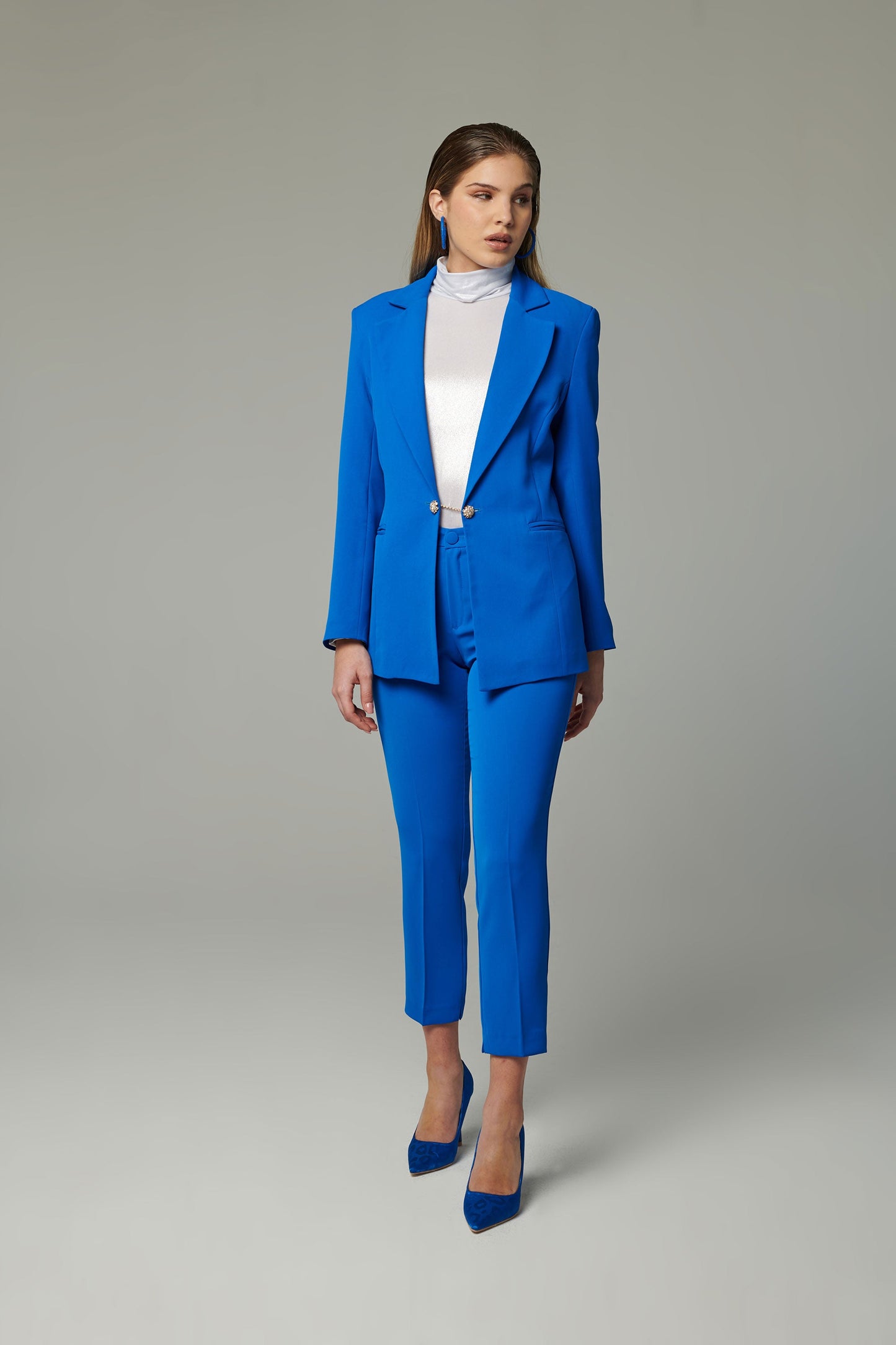 Roselda - Giacca Classica Donna con Gemelli Sartoriale