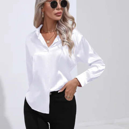 Donatella – Blusa Con Maniche Lunghe E Vestibilità Ampia