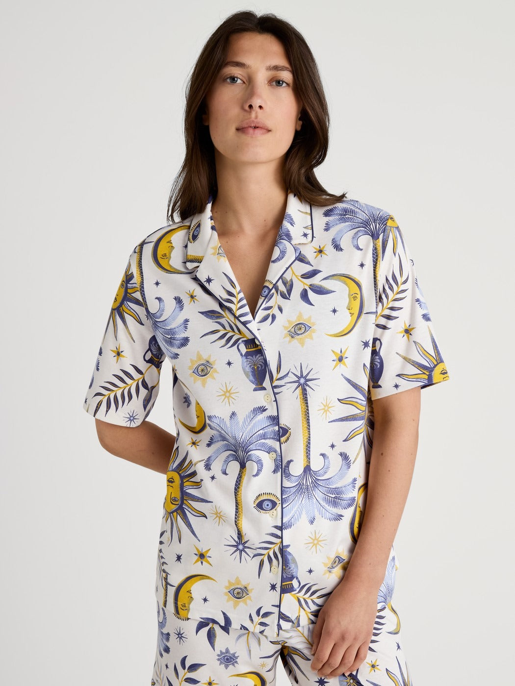Adelia - Camicia Donna Maniche Corte Elegante
