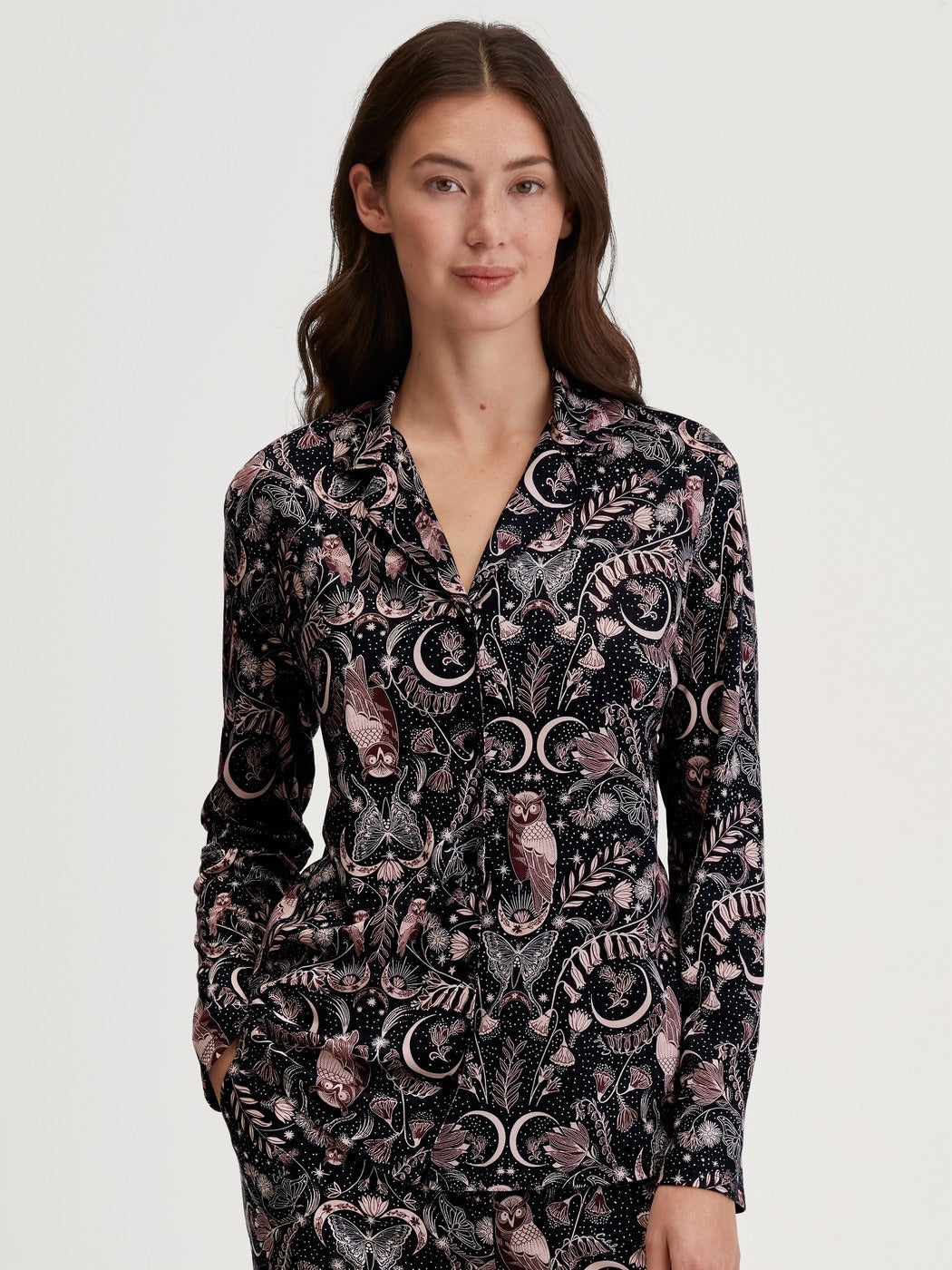Agnese - Camicia Donna Elegante Maniche Lunghe