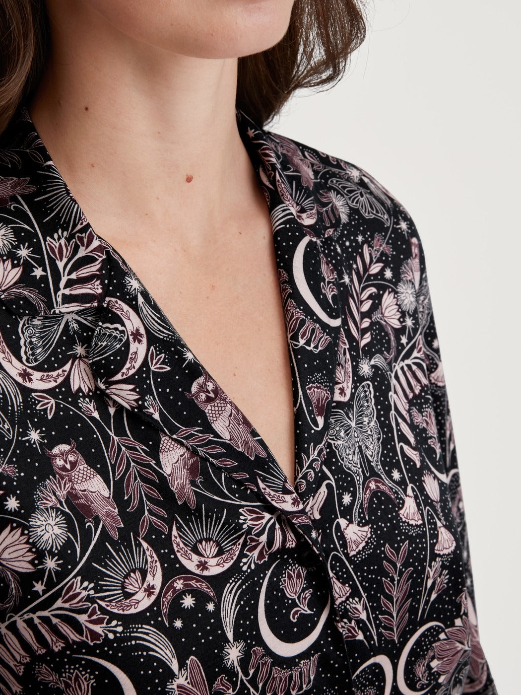 Agnese - Camicia Donna Elegante Maniche Lunghe