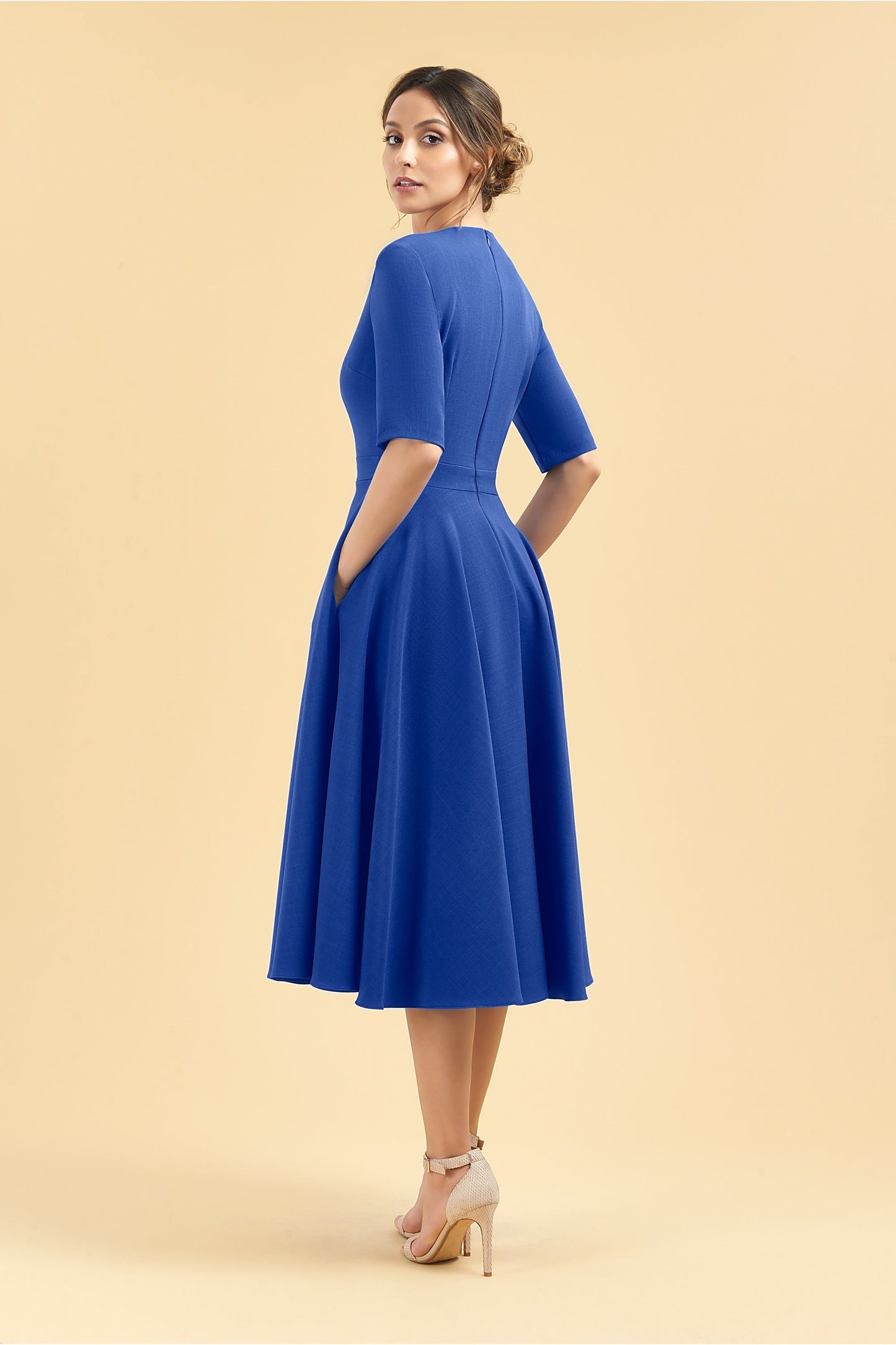 Susy - Abito Midi Donna Elegante Moderno