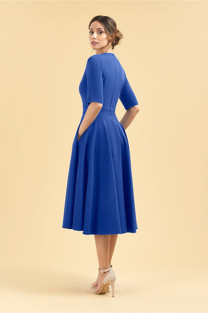 Susy - Abito Midi Donna Elegante Moderno