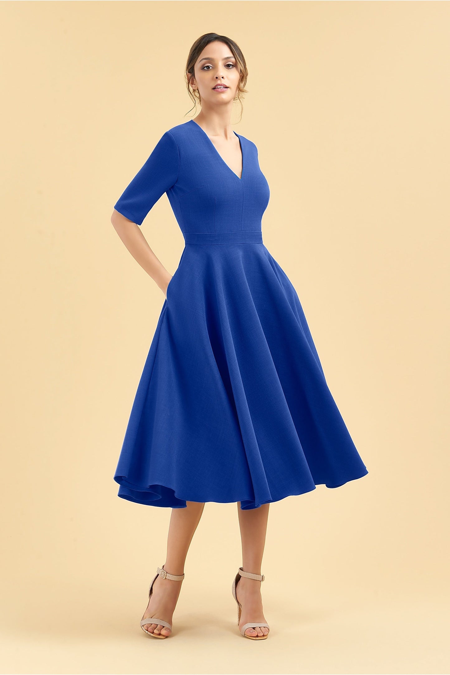 Susy - Abito Midi Donna Elegante Moderno