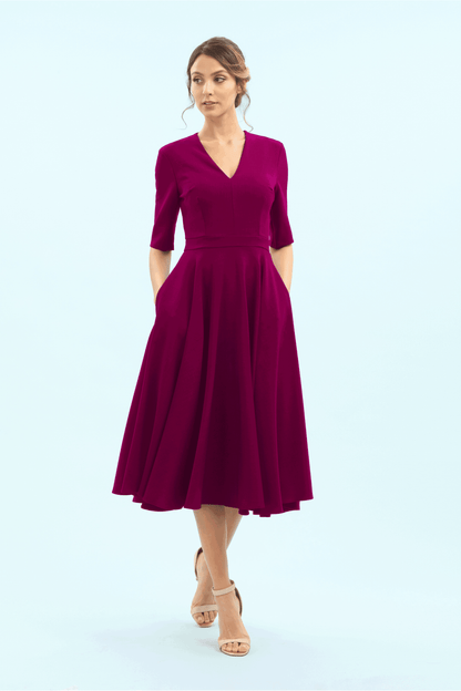Susy - Abito Midi Donna Elegante Moderno