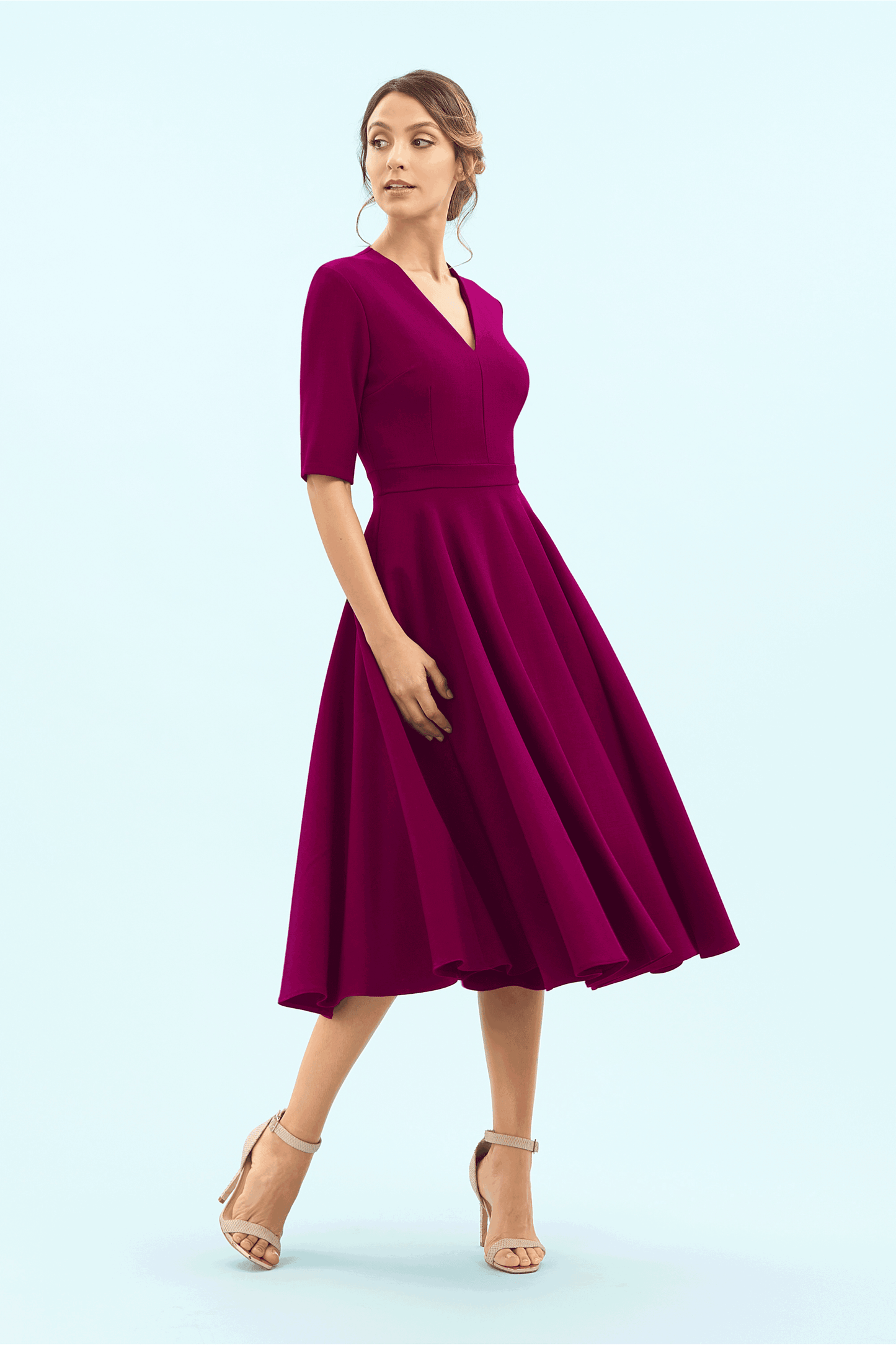 Susy - Abito Midi Donna Elegante Moderno
