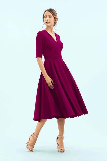 Susy - Abito Midi Donna Elegante Moderno
