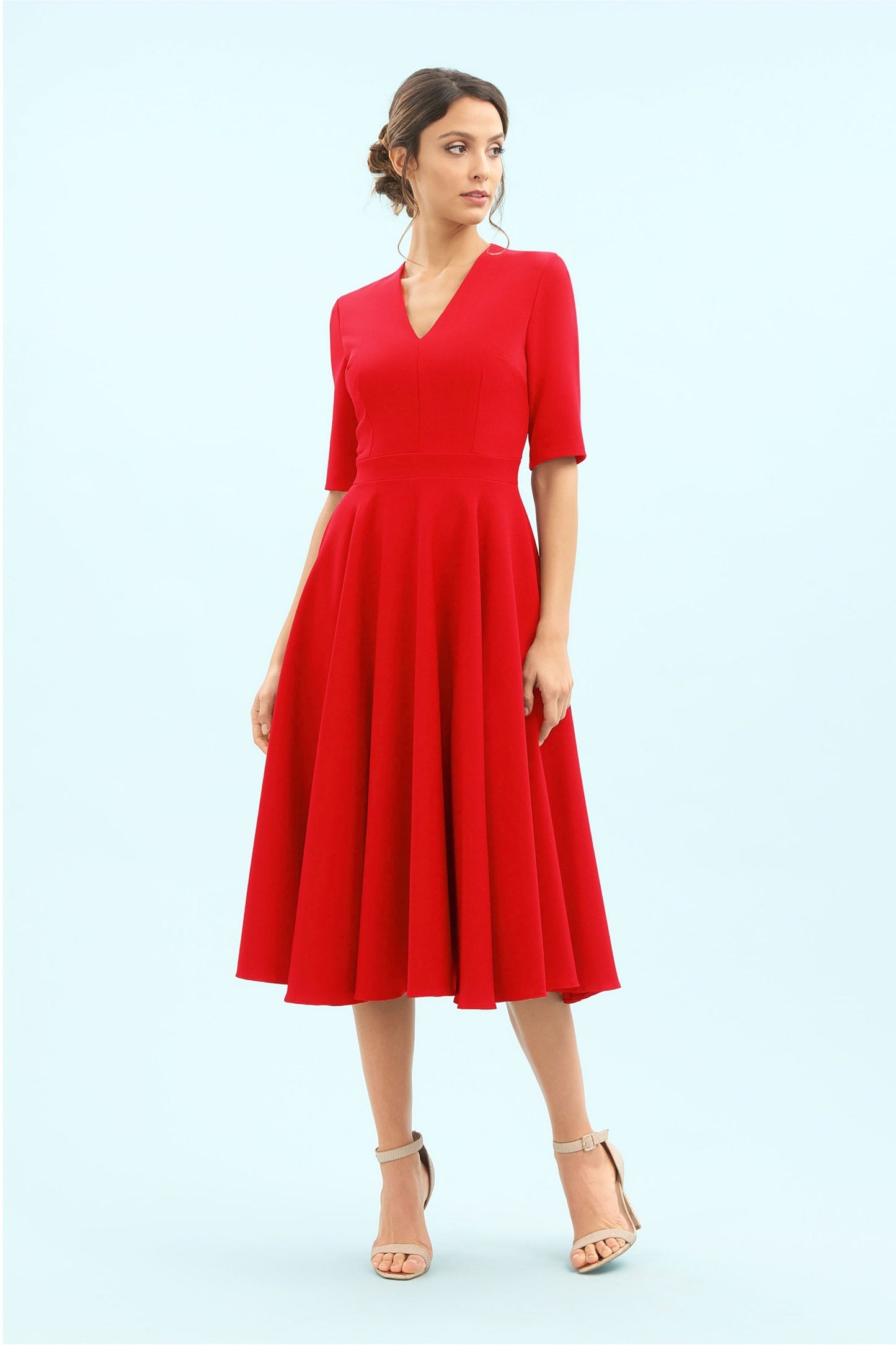 Susy - Abito Midi Donna Elegante Moderno