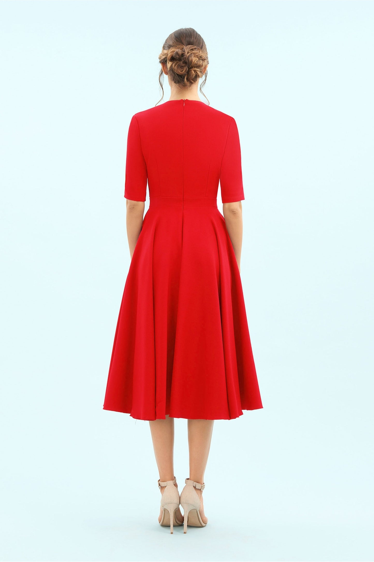 Susy - Abito Midi Donna Elegante Moderno