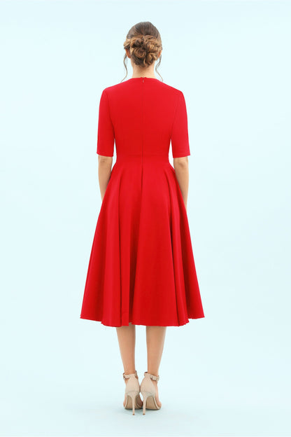 Susy - Abito Midi Donna Elegante Moderno