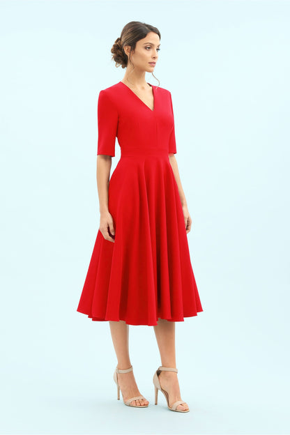 Susy - Abito Midi Donna Elegante Moderno