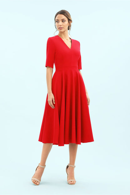 Susy - Abito Midi Donna Elegante Moderno