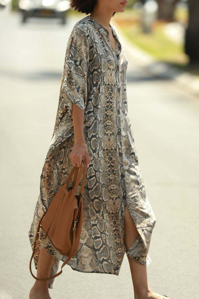 Morisia - Cover Up Animalier Donna Vacanza Stylish Moderna