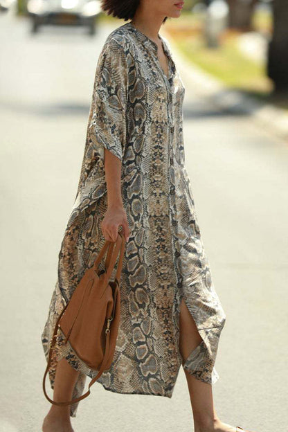 Morisia - Cover Up Animalier Donna Vacanza Stylish Moderna