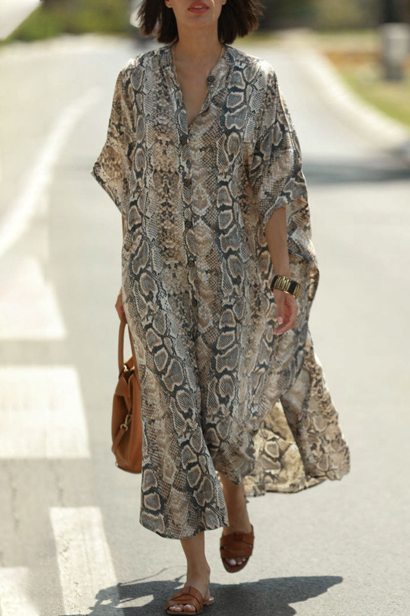 Morisia - Cover Up Animalier Donna Vacanza Stylish Moderna