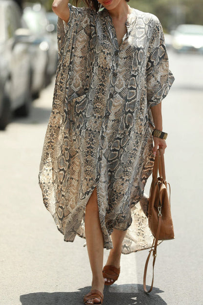 Morisia - Cover Up Animalier Donna Vacanza Stylish Moderna