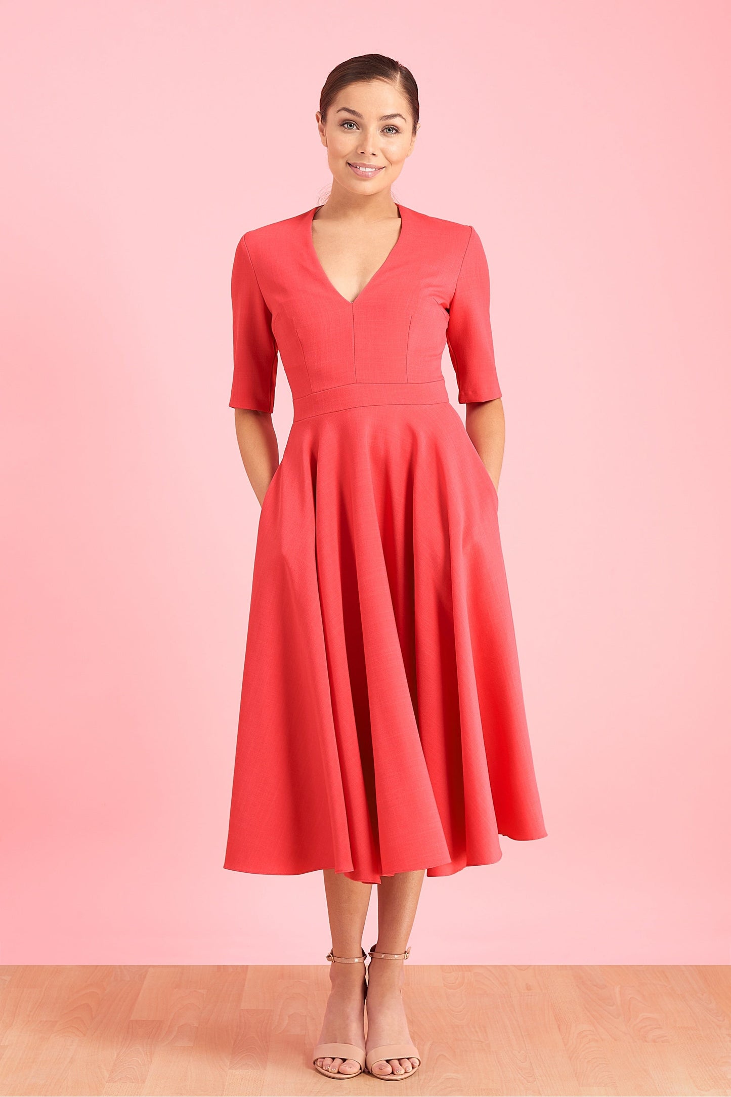 Susy - Abito Midi Donna Elegante Moderno