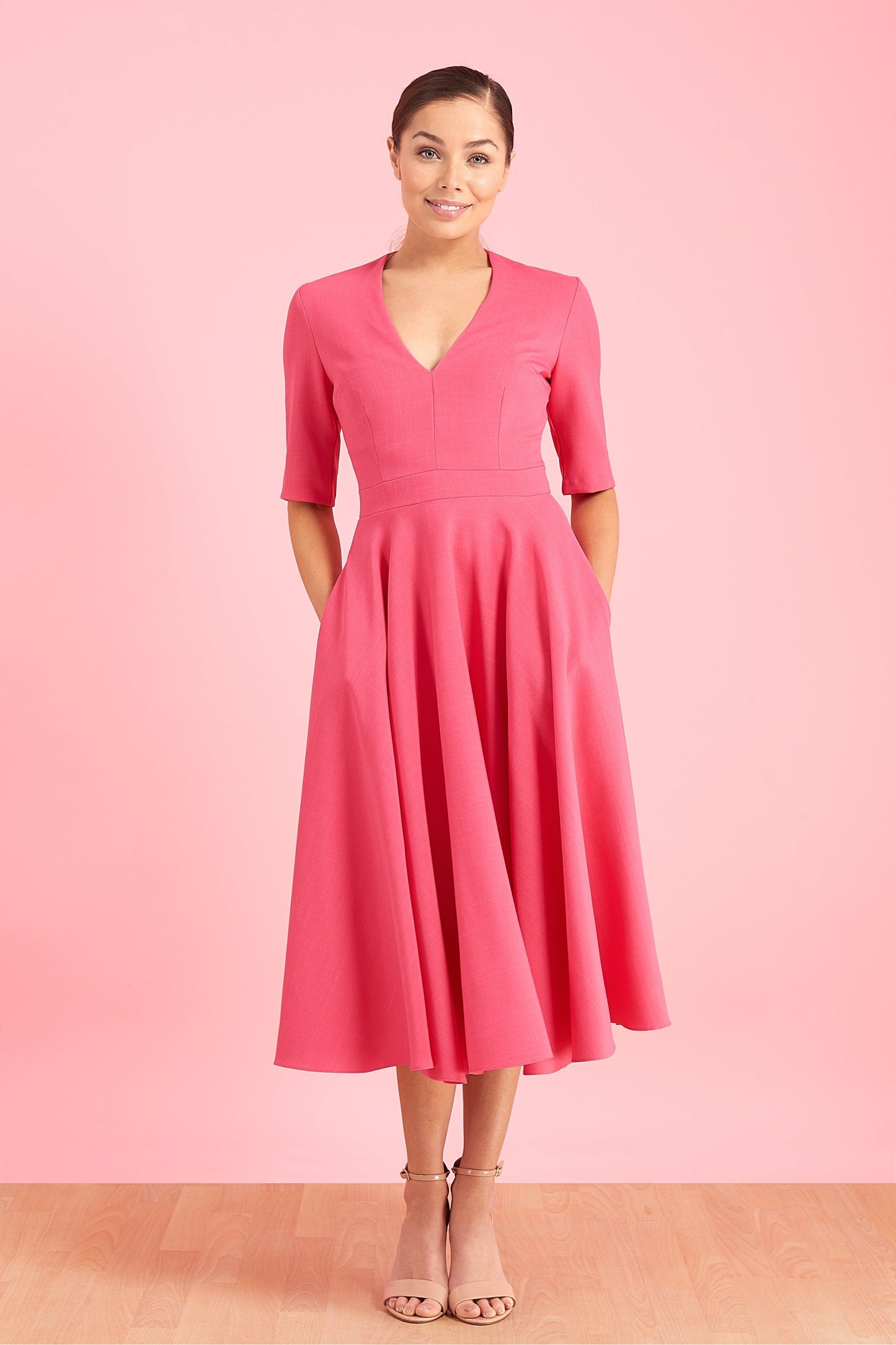 Susy - Abito Midi Donna Elegante Moderno