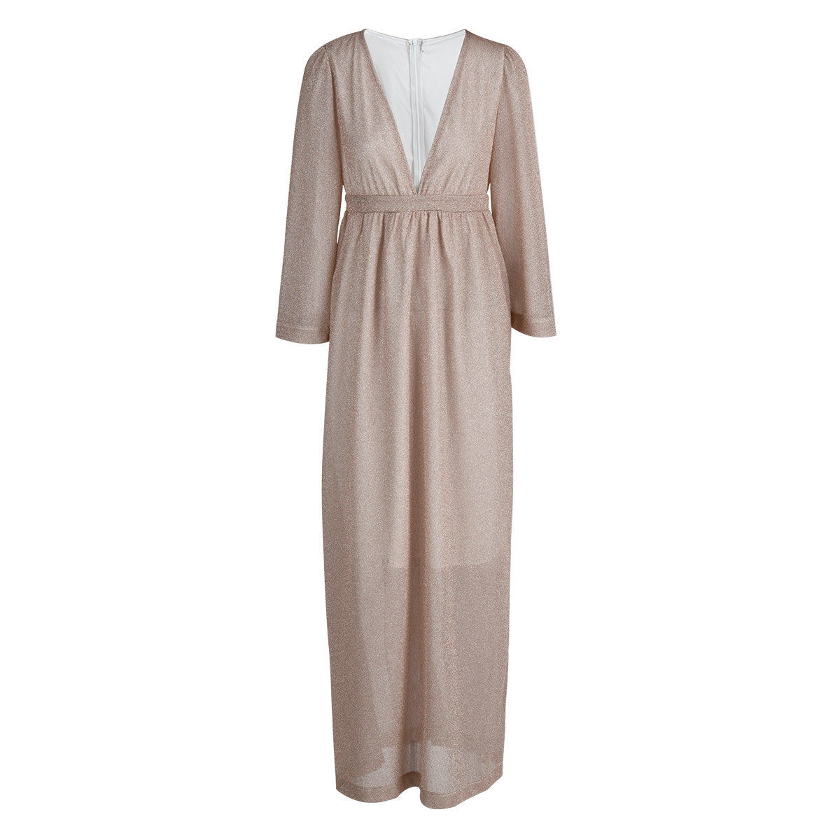 Silvia - Abito Elegante Scollo V Patchwork Sera