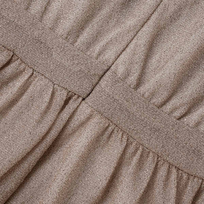 Silvia - Abito Elegante Scollo V Patchwork Sera