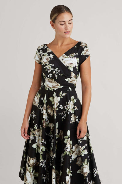 Simona - Abito Donna Elegante Linea Swing