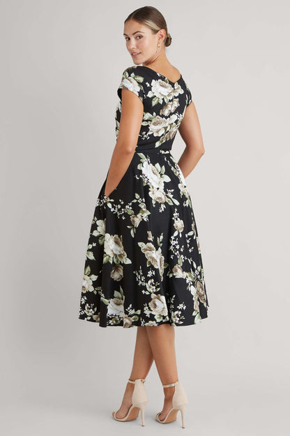Simona - Abito Donna Elegante Linea Swing