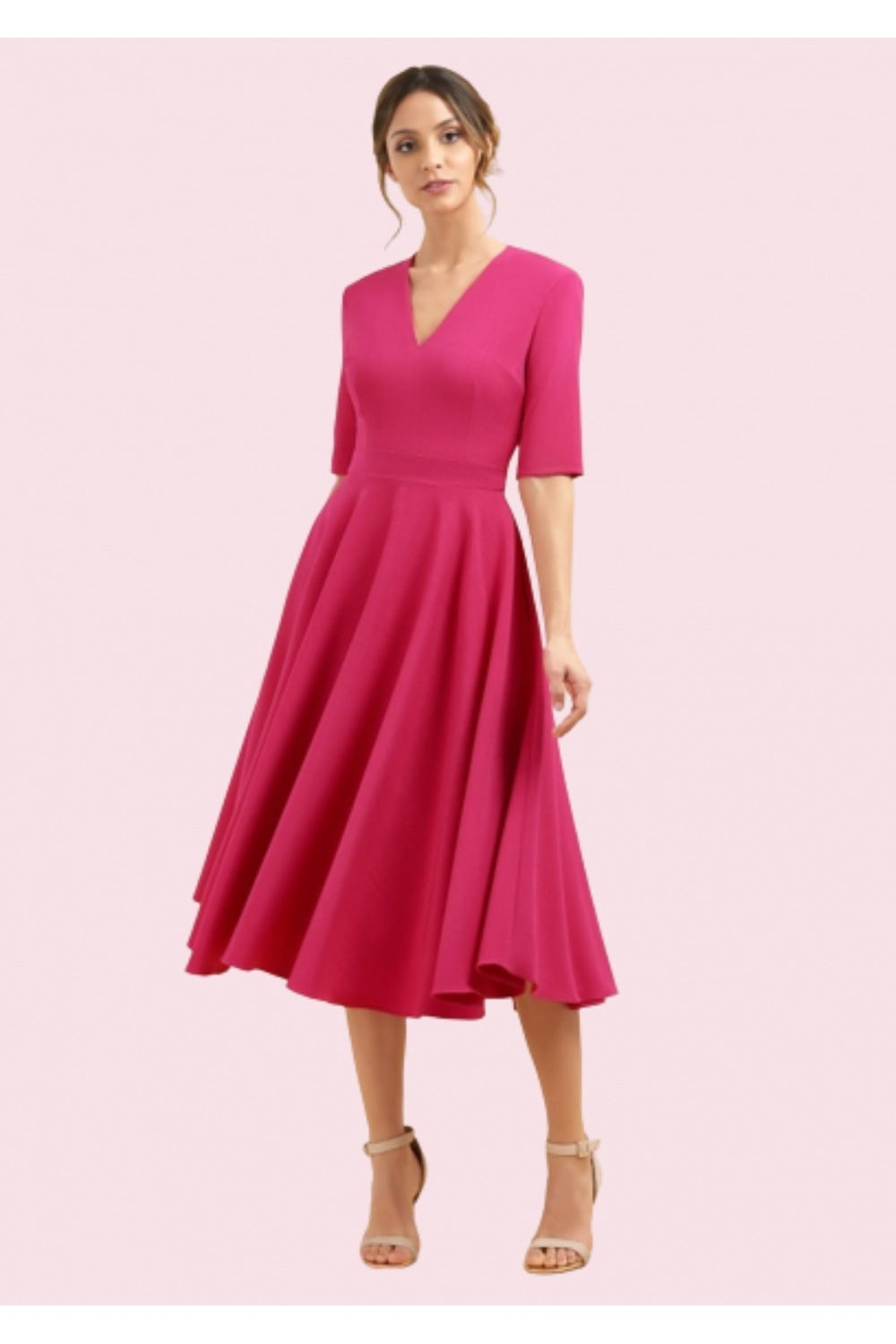 Susy - Abito Midi Donna Elegante Moderno